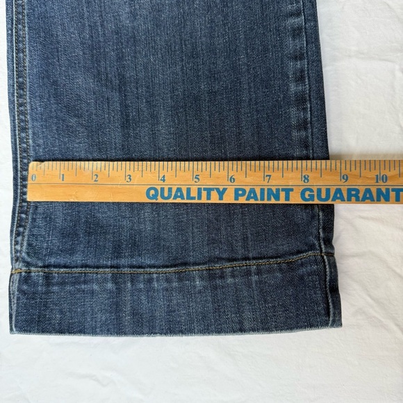 Lands’ End Original Fit Modern Waist Boot Leg Denim Jeans size 10 - Picture 12 of 12